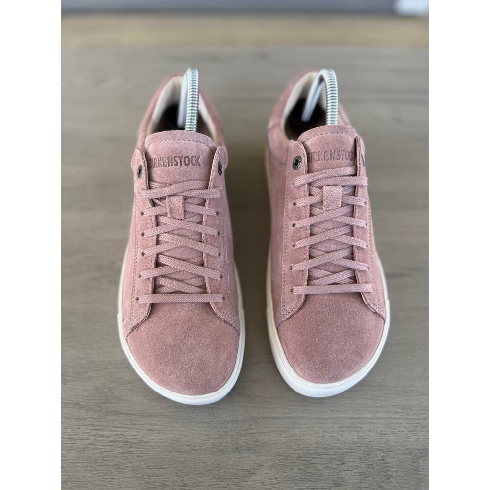 Birkenstock Bend Low Suede Leather Pink Sneakers Size 40 EUC